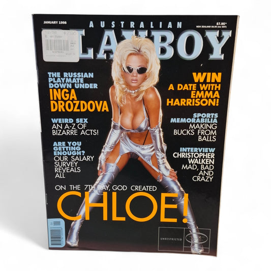 Australian Playboy Magazine January 1998 Chloe Jones