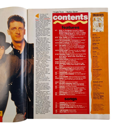 Smash Hits Magazine Australia April 1987 Kim Wilde / Paul Young