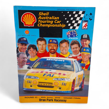 1996 Mallala Program Shell Touring Racing Ford Holden Commodore Lowndes Ingall