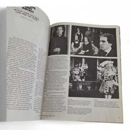 AFTER DARK magazine August 1973 Men's Gay culture film theater photos