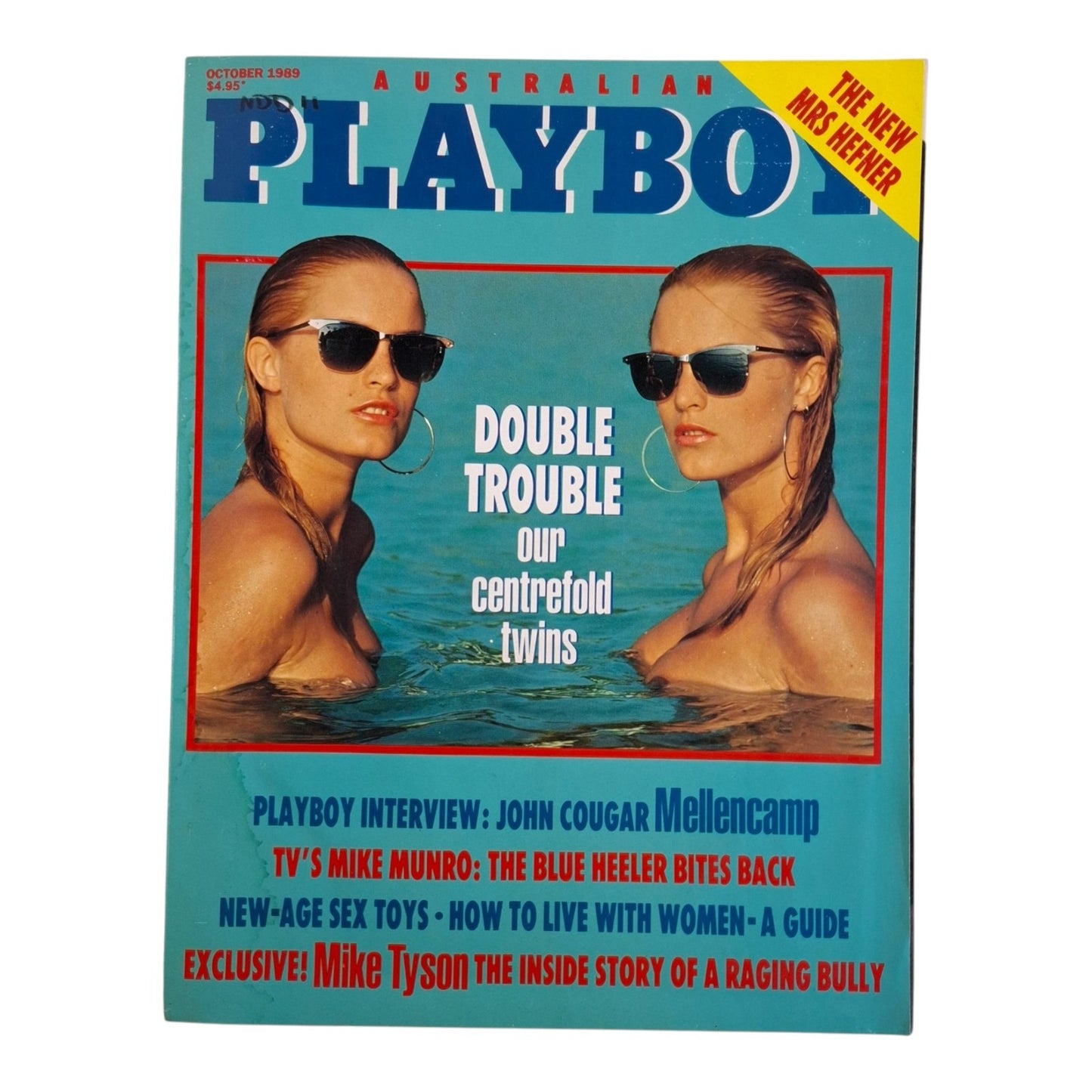 Australian Playboy Magazine October 1989 Karin / Mirjam Van Breeschooten