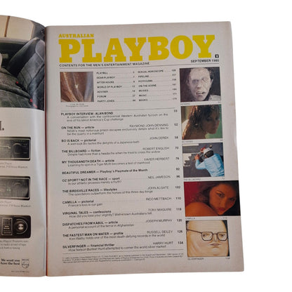 Australian Playboy Magazine September 1980 Bo Derek / Maree Jonsson