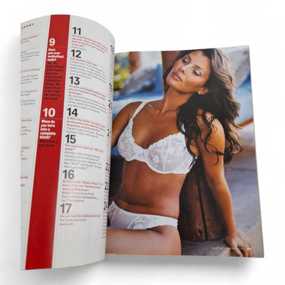 December 2002 FHM Magazine U.S Ali Landry  Sexiest Lingerie Eagles Cheerleaders