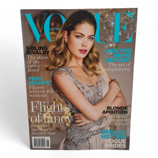 Vogue Australia Magazine June 2008 DOUTZEN KROES Cover EXCELLENT