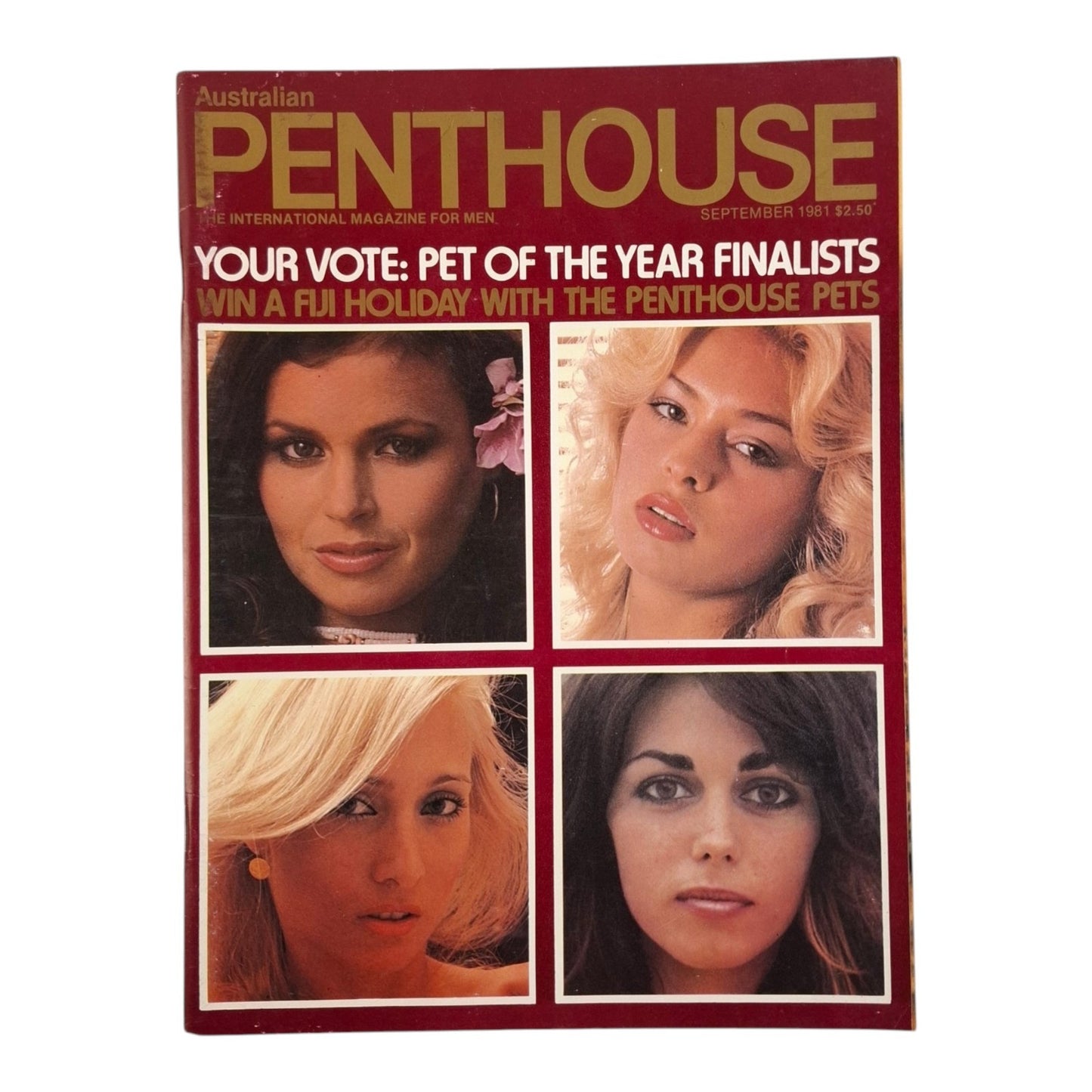 Australian Penthouse Magazine September 1981 Carolynda / Pet of the YEAR