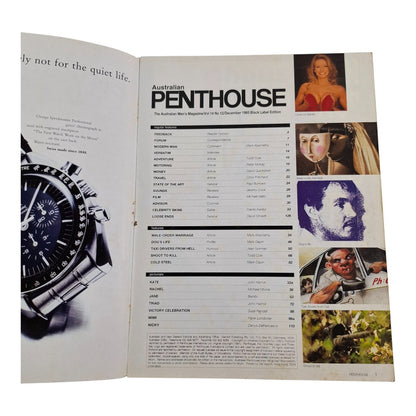 Australian Penthouse Magazine - Black Label December 1993 Jane Chambeyron
