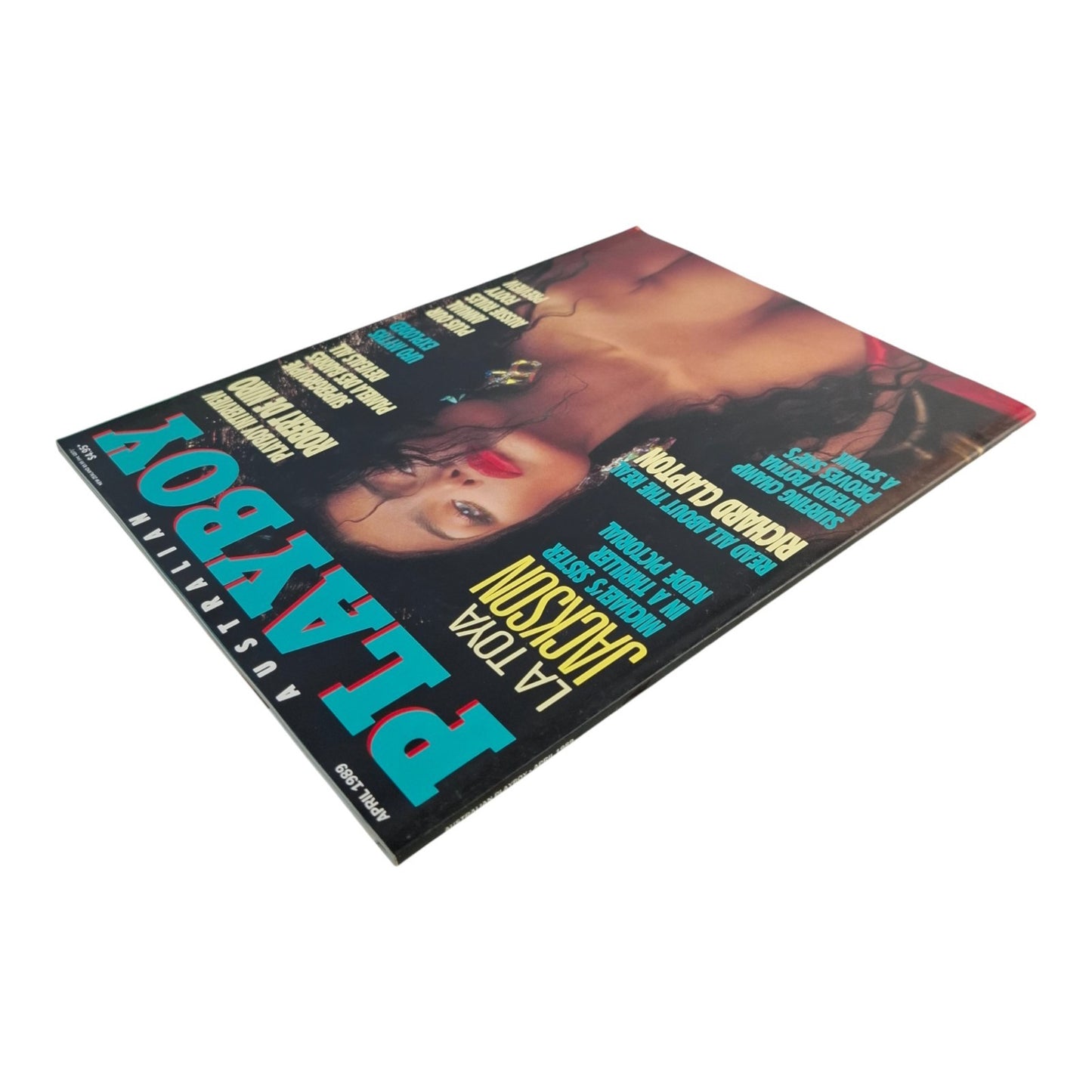 Australian Playboy Magazine April 1989 Lo Toya Jackson Richard Clapton