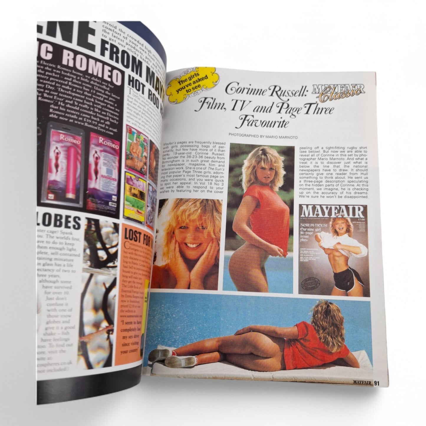 Mayfair Magazine Volume 39 No. 1 January 2004 U.K Playboy