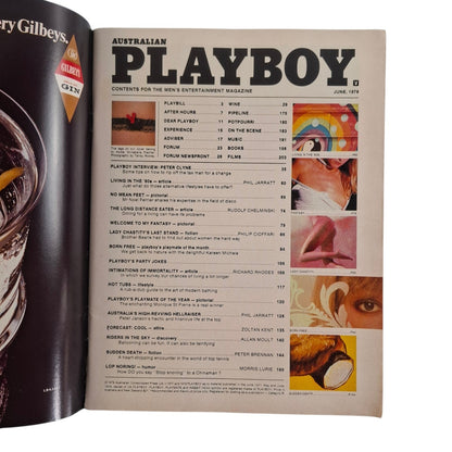 Australian Playboy Magazine June 1979 Annabelle Fischer /  Kareen Michele