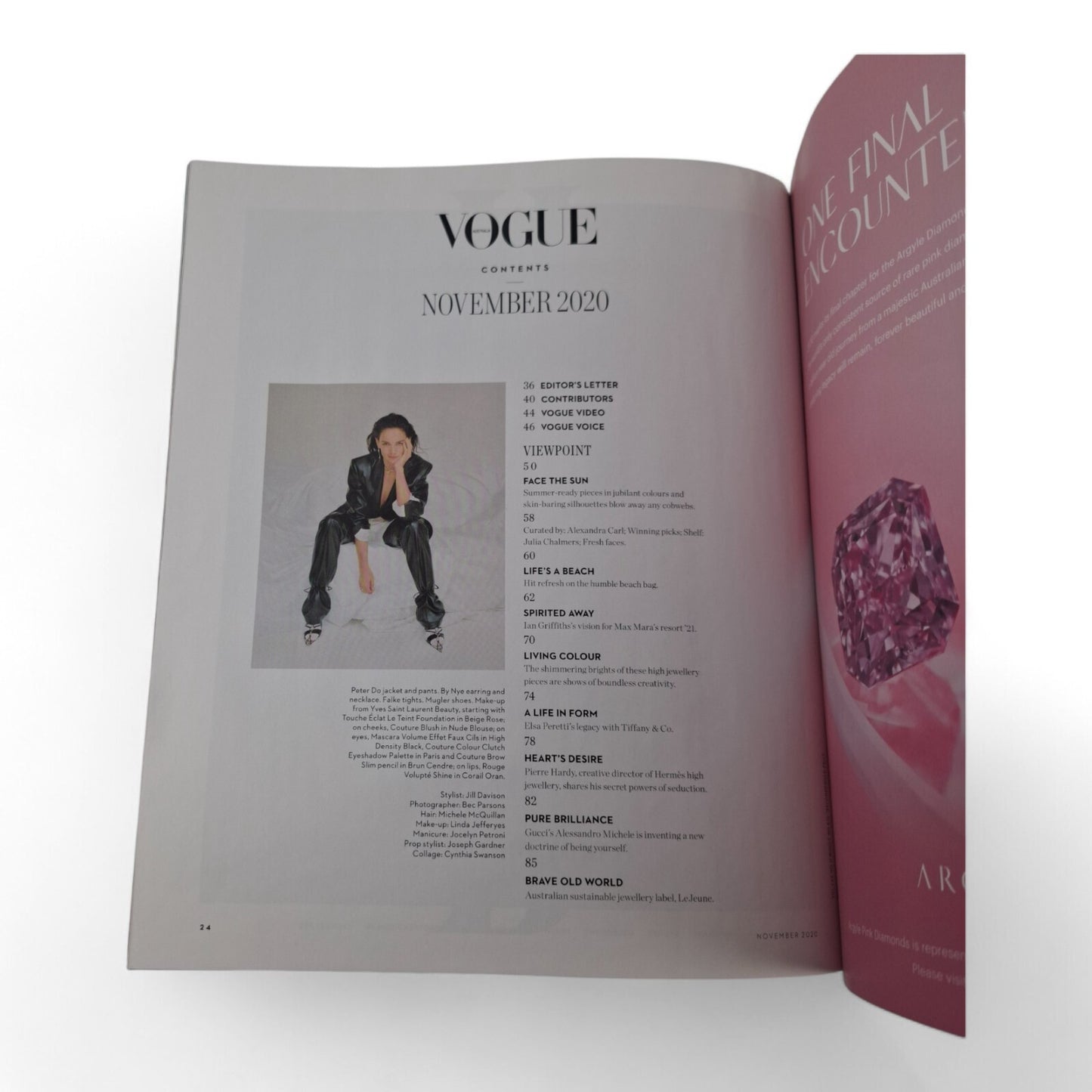 Vogue Australia Magazine November 2020 Katie Holmes Complete EXCELLENT