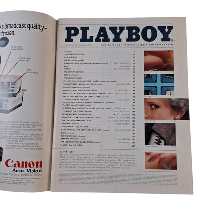 Playboy Magazine October 1983 Charlotte Kemp / Tracy Vaccaro
