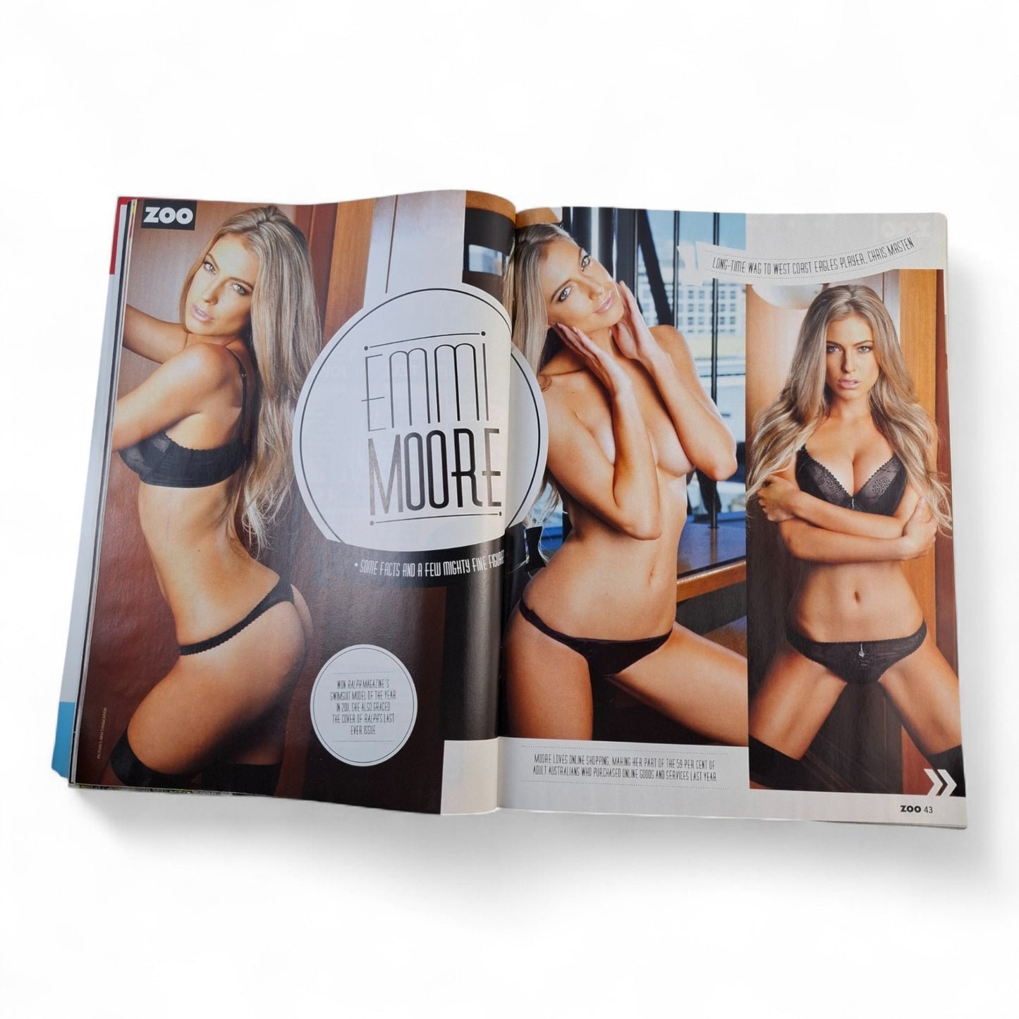 ZOO Weekly Magazine Australia #337 August 2012 Arabella Drummond