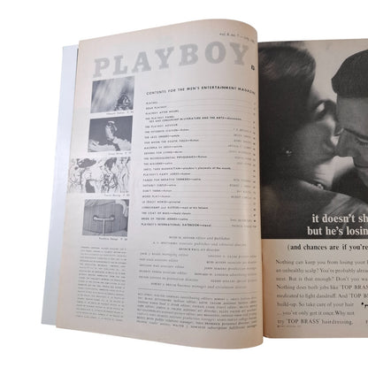 PLAYBOY Magazine July 1961 Sheralee Conners  (PAGES MISSING)