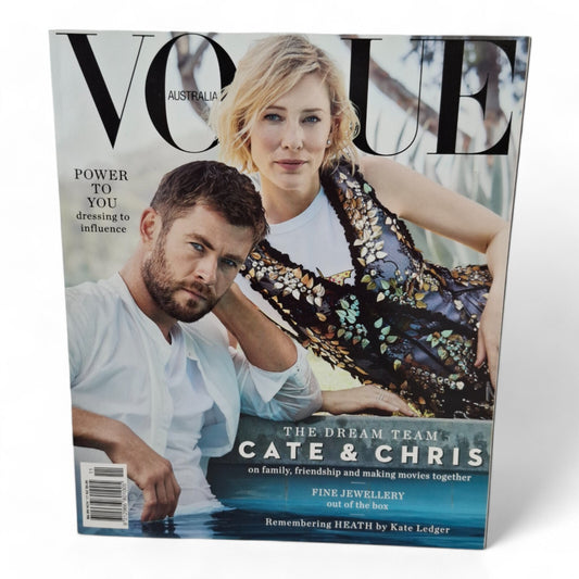 Vogue Australia Magazine November 2017 Chris Hemsworth & Cate Blanchett Cover