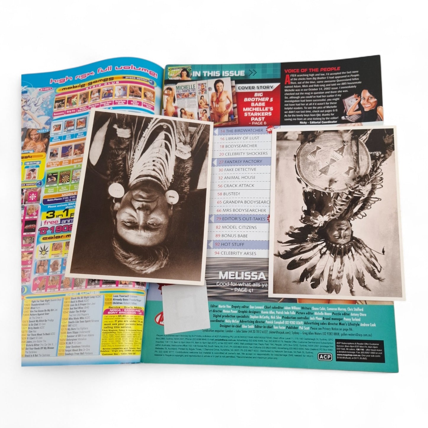 People Magazine Australia July 4th 2005 Michelle Carew-Gibson