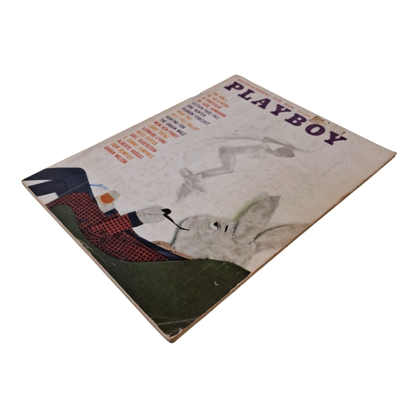 PLAYBOY Magazine October 1960 Kathy Douglas (PAGES MISSING)