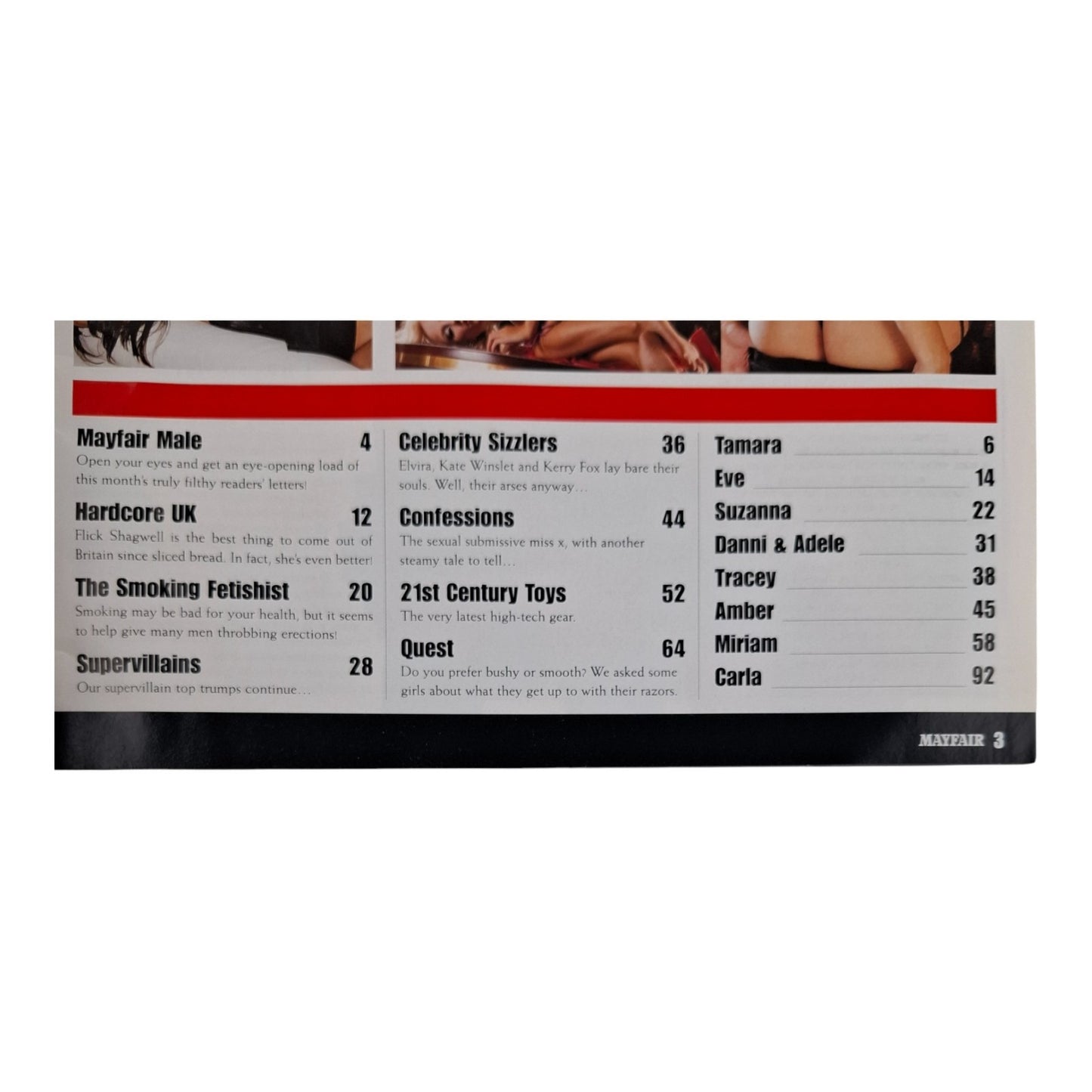 Mayfair Magazine Vol. 38 No. 2 2003 Playboy Flick Shagwell