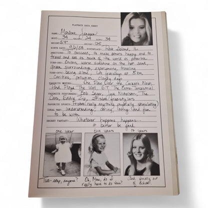 PLAYBOY Magazine US November 1982 - with Marlene Janssen centrefold