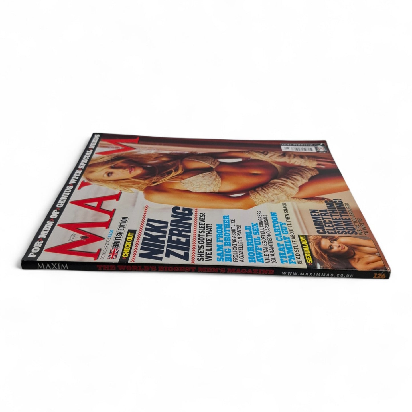 Maxim UK October 2005 Kasabian Knights NIKKI ZIERING Carmen Electra