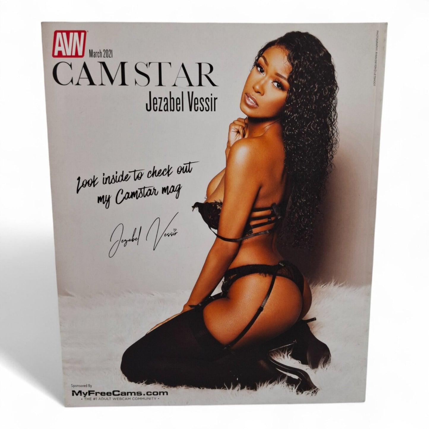 AVN March 2021 Issue 458 Joey Kim With Camstar Magazine insert Playboy