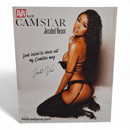 AVN March 2021 Issue 458 Joey Kim With Camstar Magazine insert Playboy
