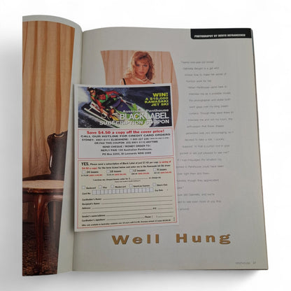 Australian Penthouse Magazine - Limited Edition February 1996 Natasha Daniel