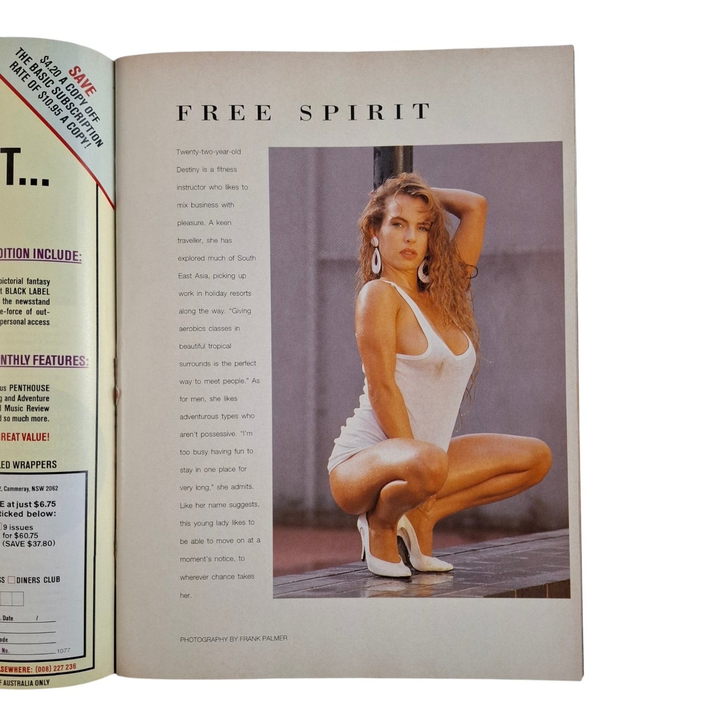 AUSTRALIAN PENTHOUSE Magazine March 1994 Sandi Alexander / Destiny