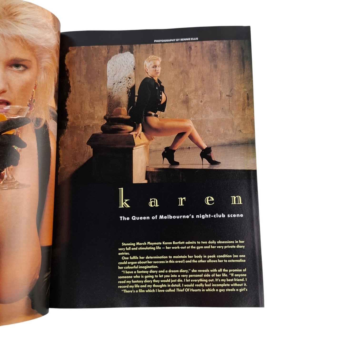 Australian Playboy Magazine March 1989 Karen Bartlett / Cher