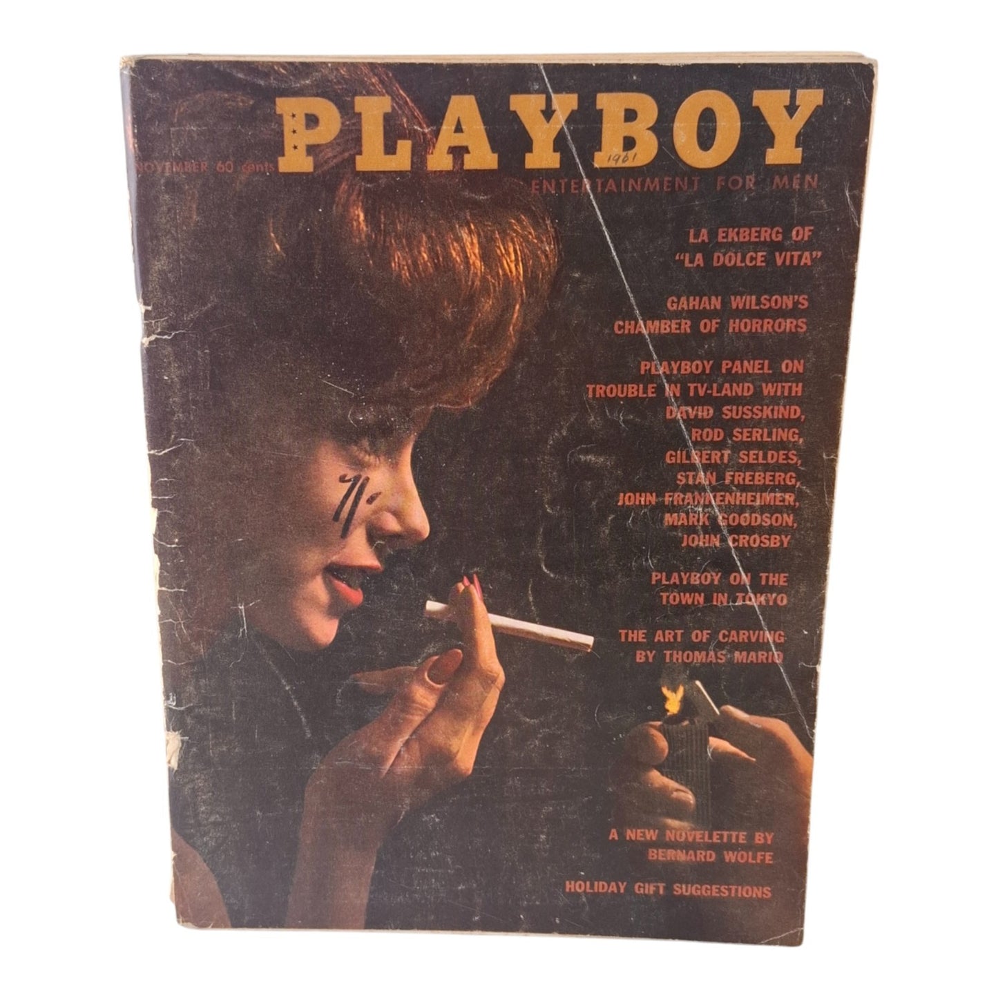 PLAYBOY Magazine November 1961  Dianne Danford  (PAGES MISSING)