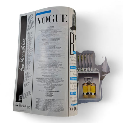 Vogue Australia Magazine  - October 1985 Alexa Singer