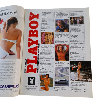 Australian Playboy Magazine September 1982 Sandi Shepherd