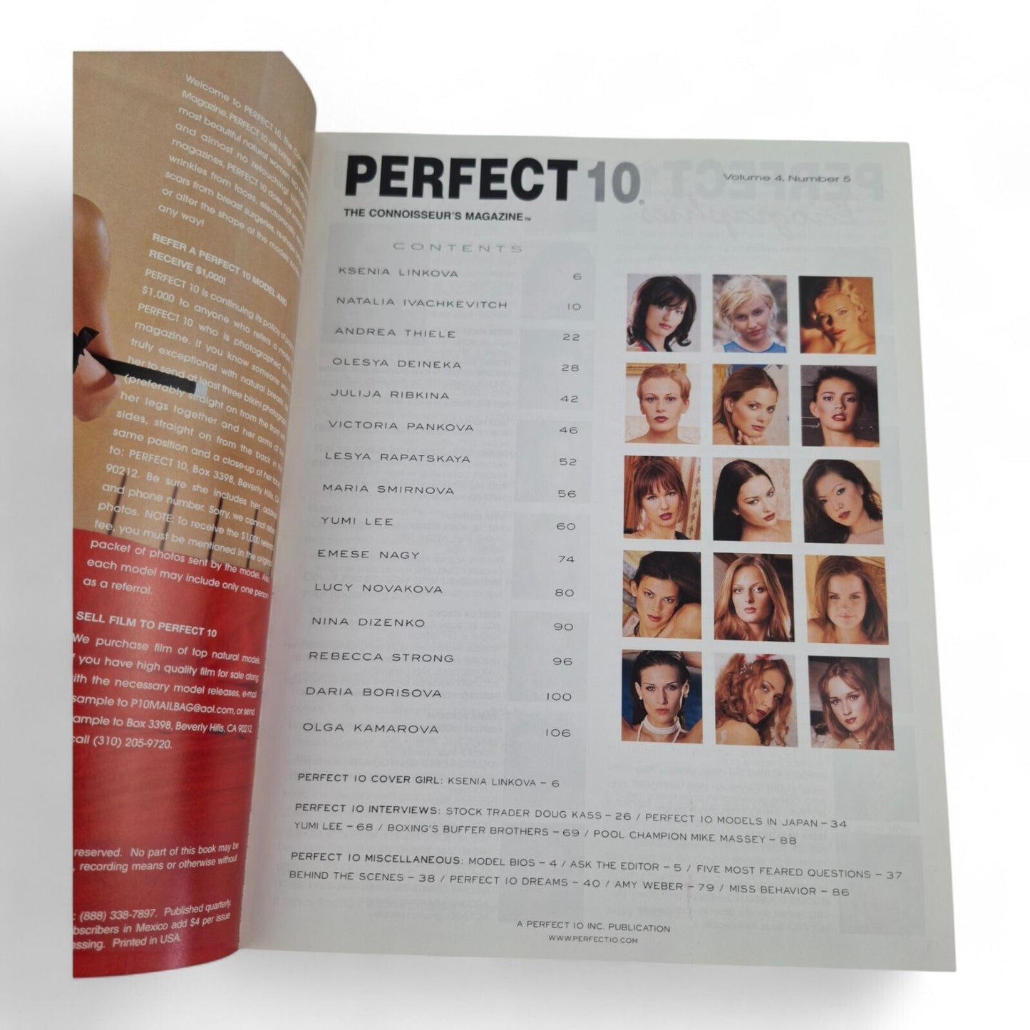 PERFECT 10 Magazine Summer 2002 All Natural Playboy Penthouse