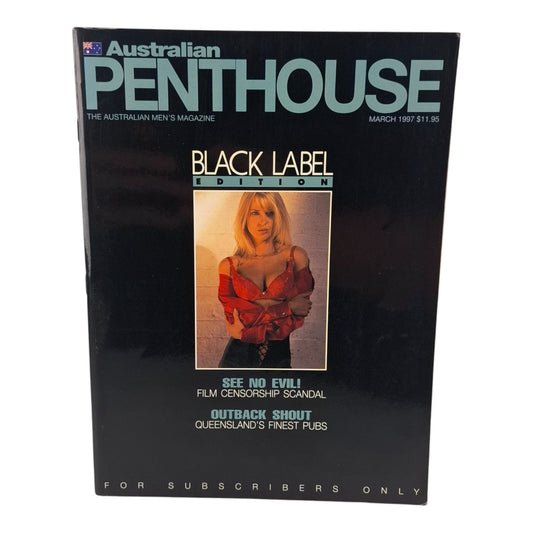 Australian Penthouse Magazine - Black Label March 1997 Jana Schneider