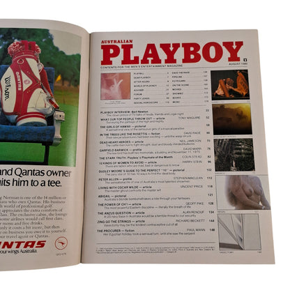 Australian Playboy Magazine August 1980 Susie Stark / Abigail