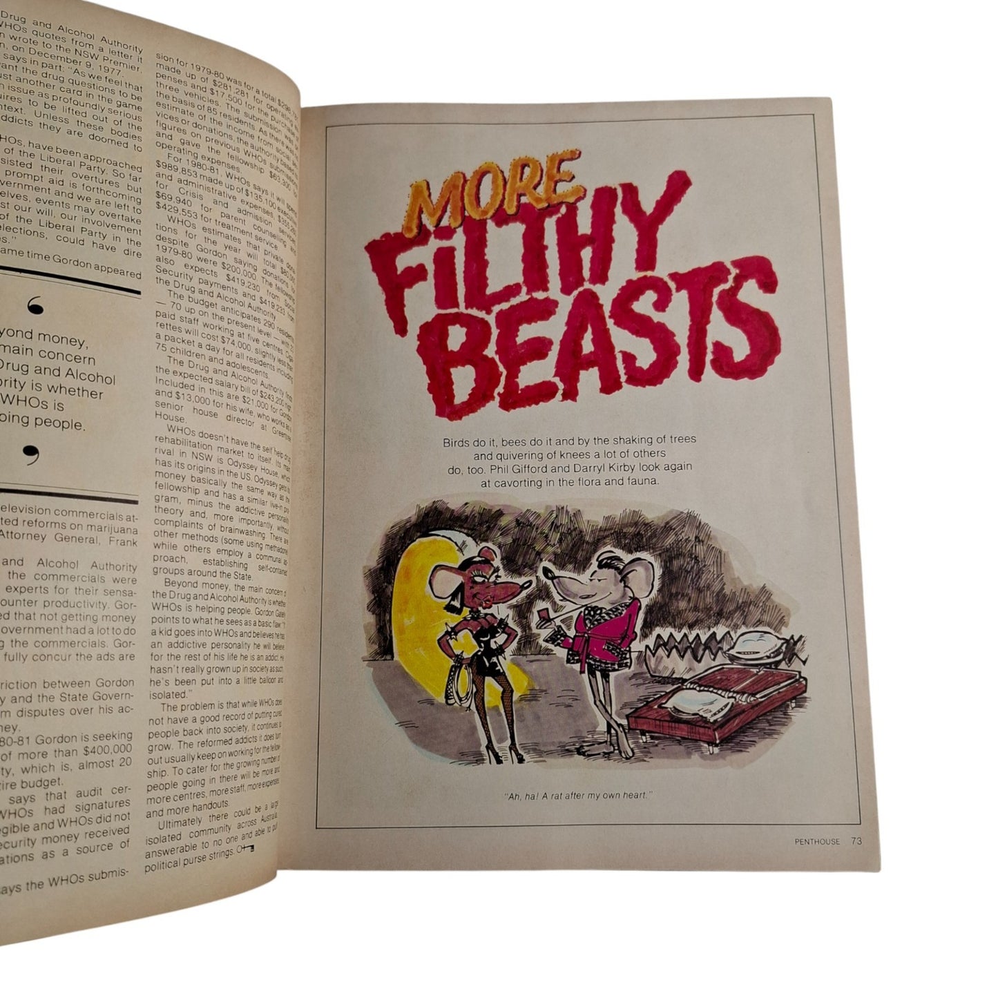 AUSTRALIAN PENTHOUSE Men's Magazine November 1980 Joni Flynn / Nona Batey