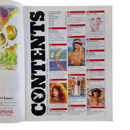 Australian Playboy Magazine November 1983 Gina Pasquet  /  Lucy Gill