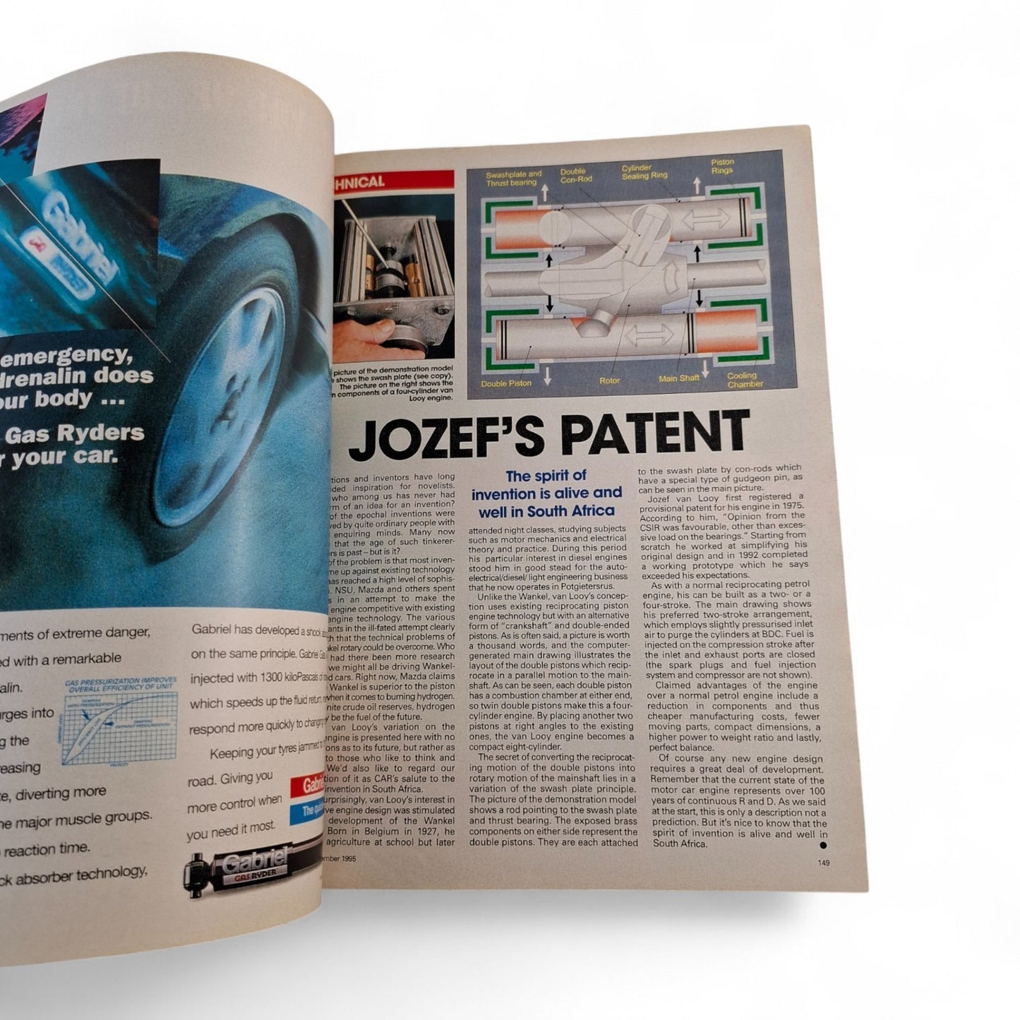 CAR Magazine Africa September 1995 Lamborghini Jota