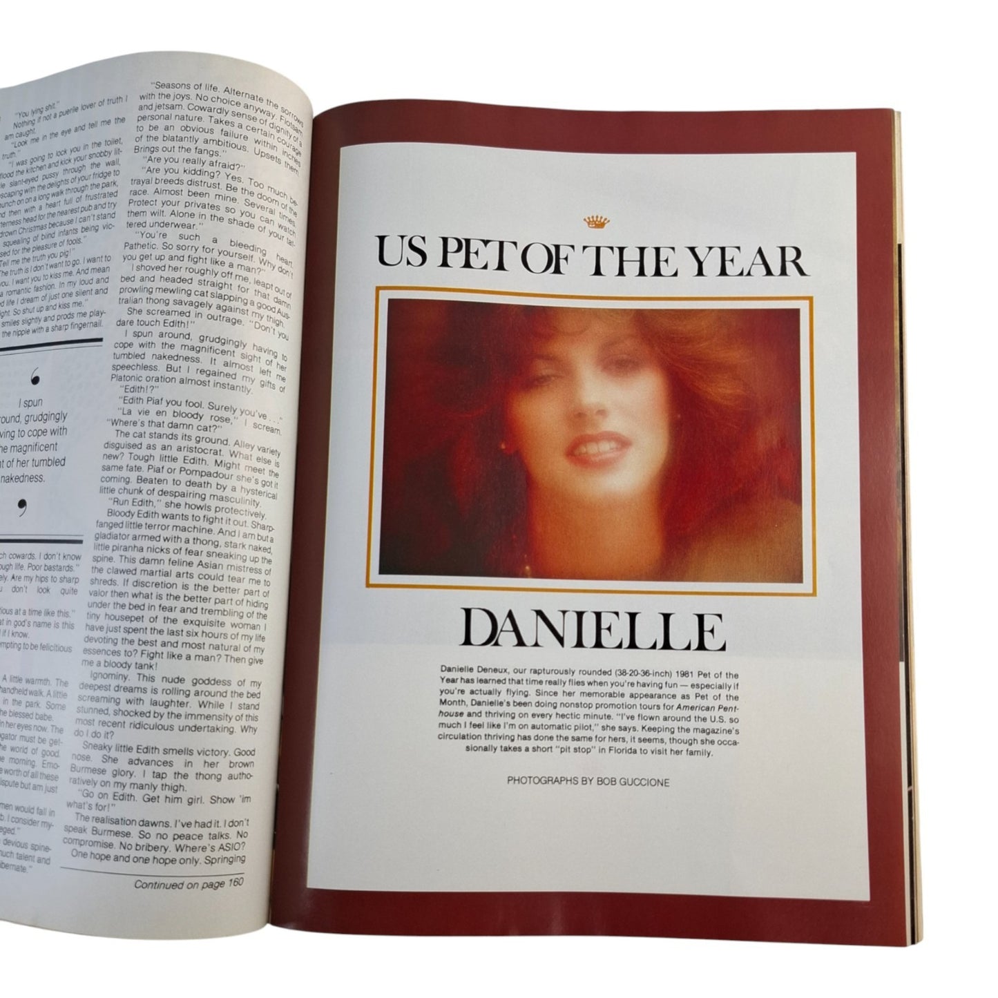 AUSTRALIAN PENTHOUSE January 1982 Vol. 3 No. 4 Men's Magazine Danielle Deneux