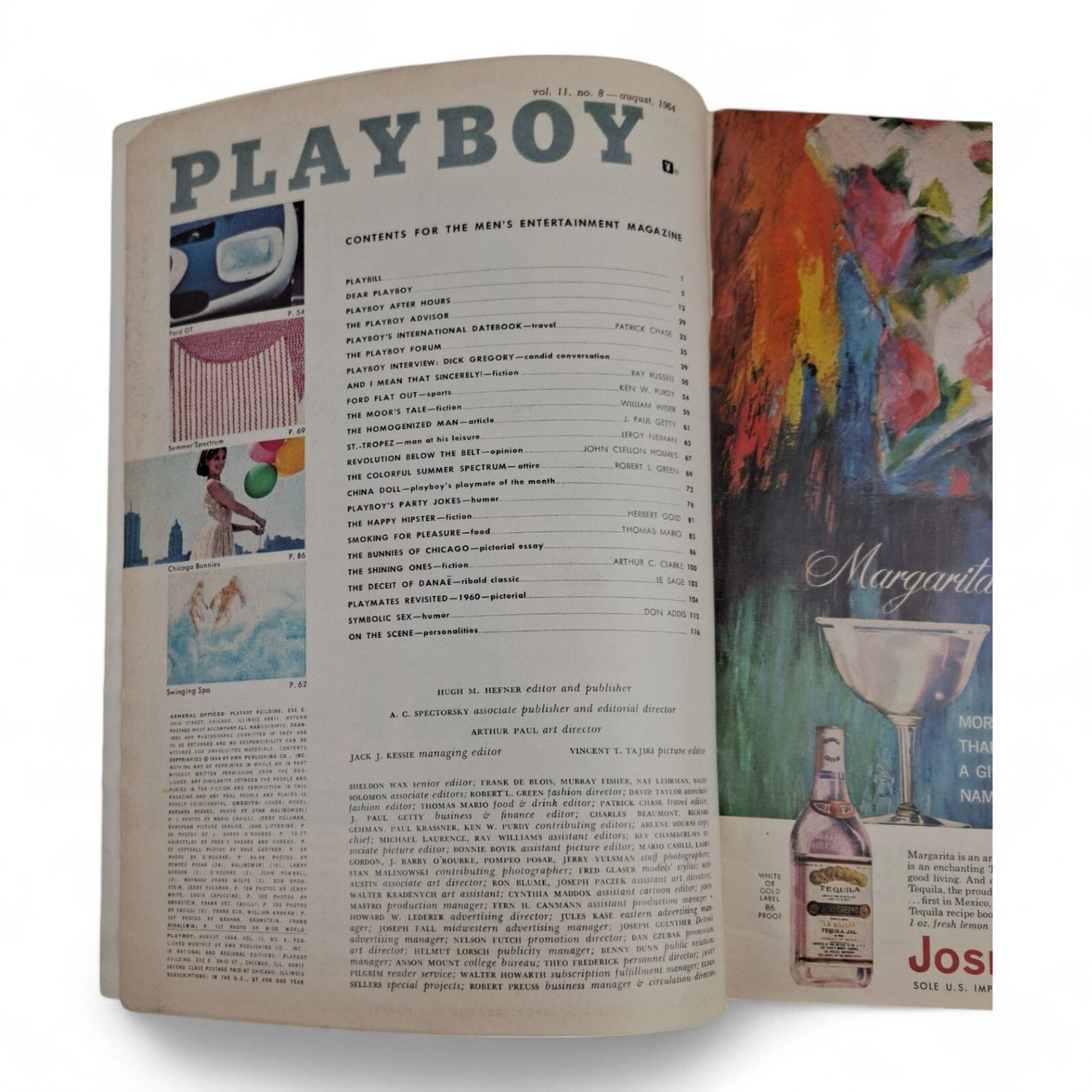 PLAYBOY Magazine August 1964 Barbara Reeves COMPLETE