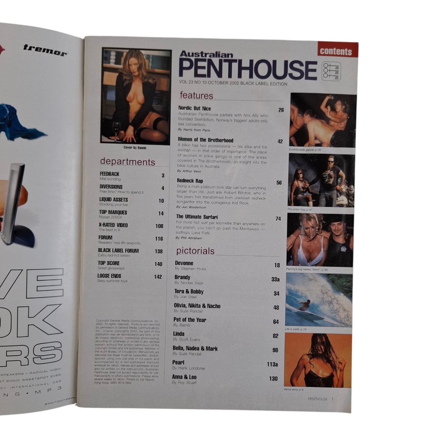 Australian Penthouse Magazine October 2002 Georgina / Devonne