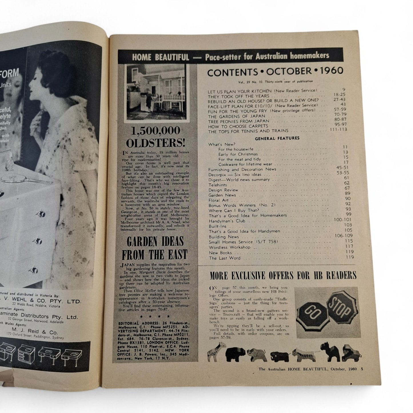 Australian Home Beautiful Magazine - October 1960