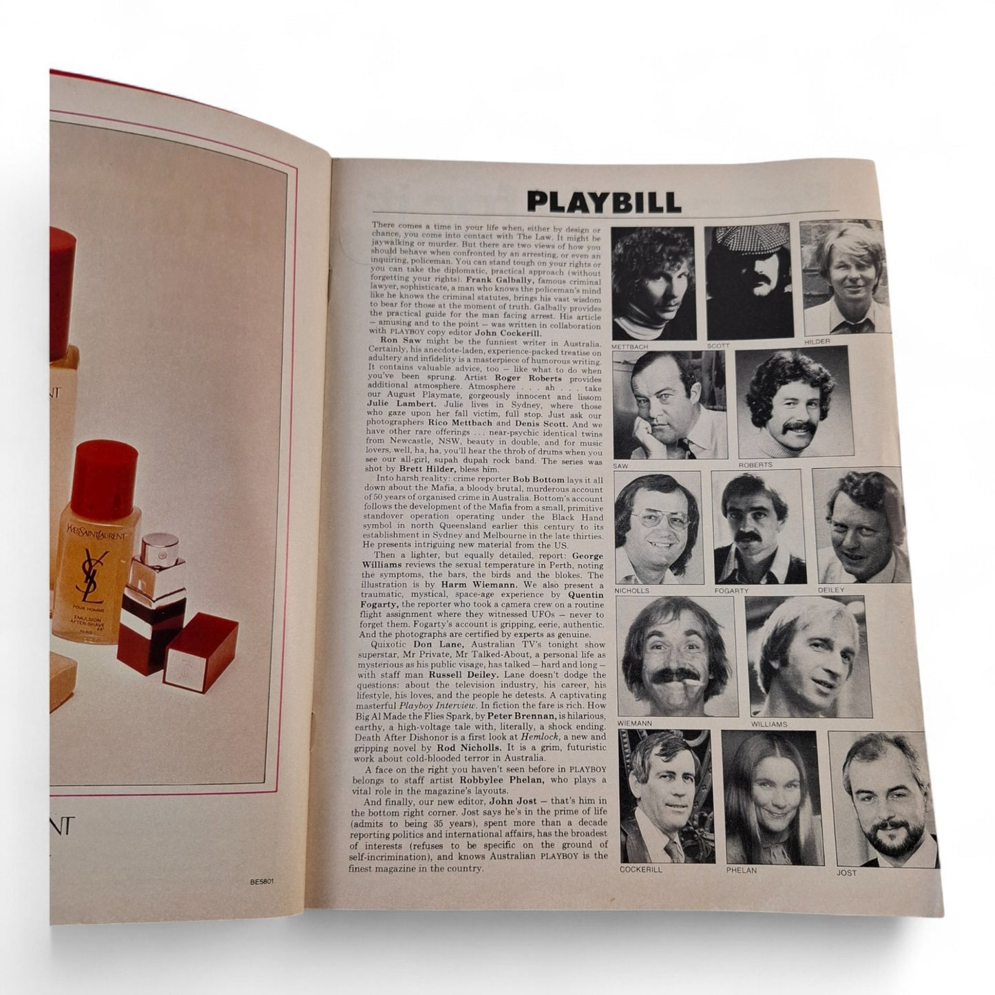 Vintage Australian Playboy - August 1979 - Magazine Julie Lambert Don Lane