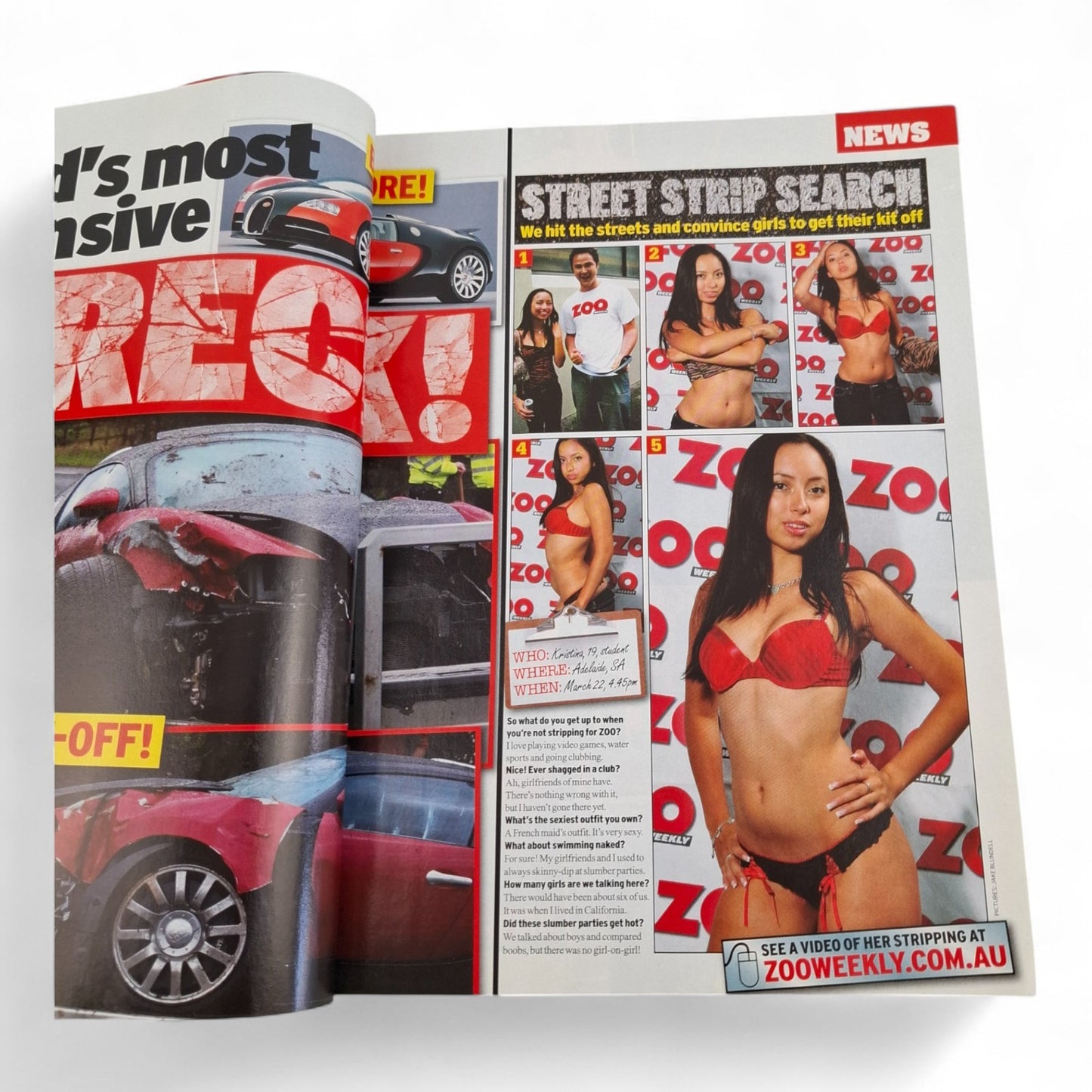 Zoo Weekly Magazine Australia April 2nd 2007 Footy Babes