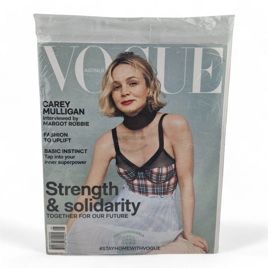 Vogue Australia Magazine May 2020 Carey Mulligan Interview by Margot Robbie NEW