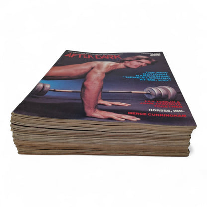 After Dark Magazine Lot 12 Issues 1979 Gay Men Entertainment Complete Year RARE!