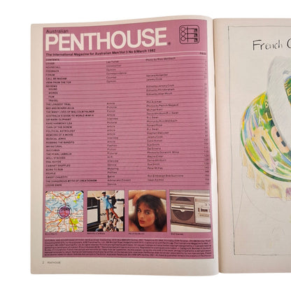 Australian Penthouse Magazine March 1982 Lea Turner / Julia Perrein