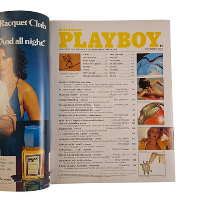 Australian Playboy Magazine November 1980 Anne Willoughby, Helen Willoughby
