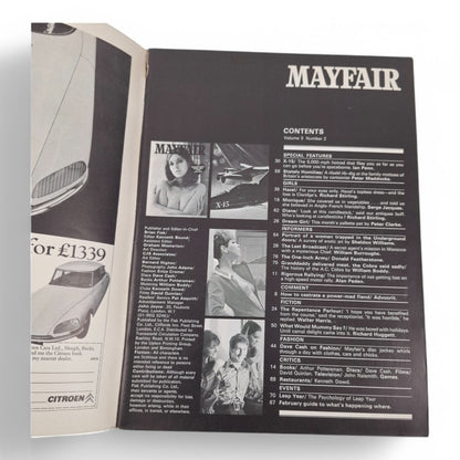 Vintage Mayfair Magazine Vol. 3 No. 2 February 1968 Playboy
