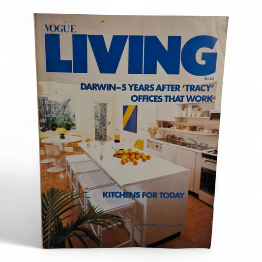 Vintage Vogue Living Australia Magazine - No. 6 December January 1979