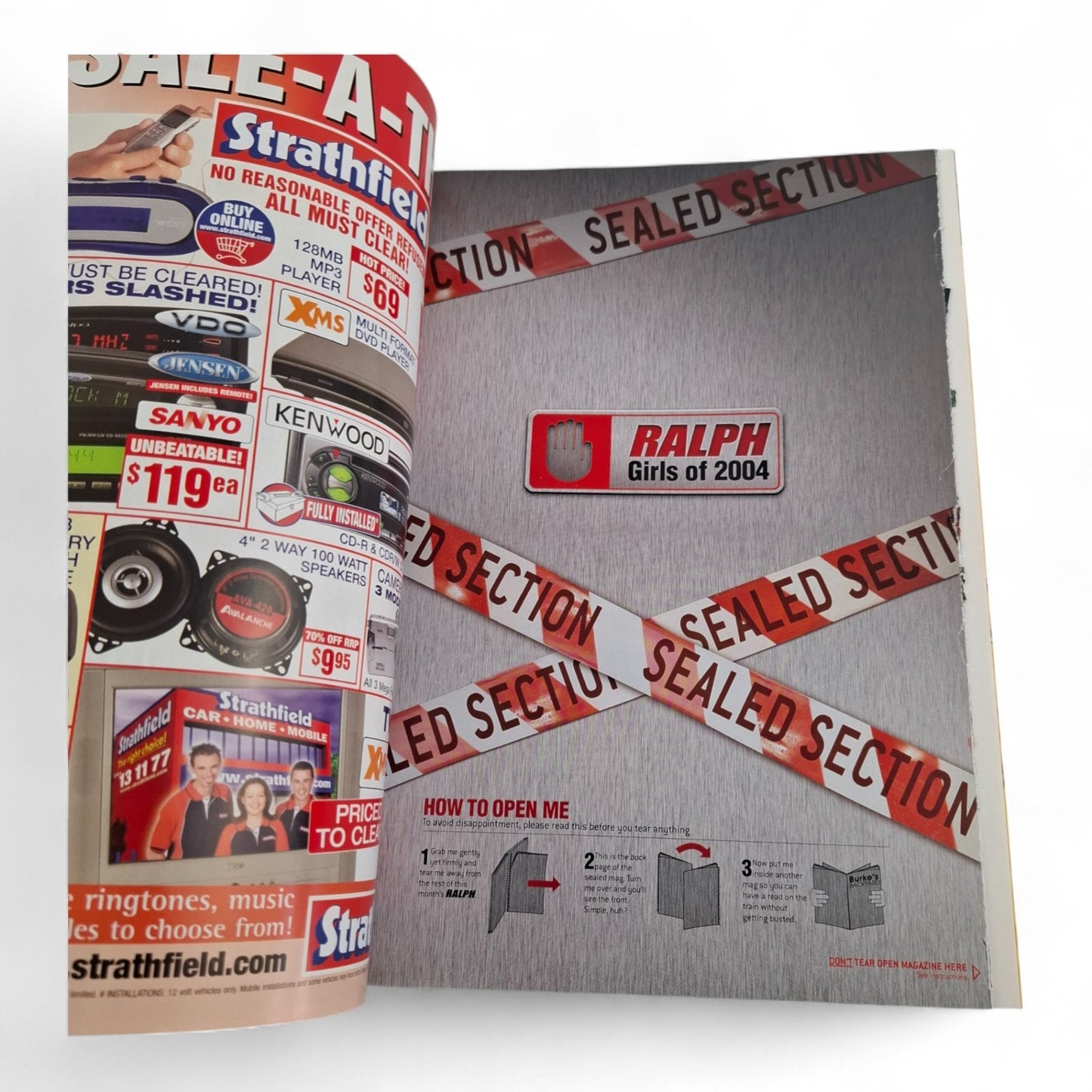 RALPH Australia Magazine February 2005 Tara Reid ZOO NUTS FHM